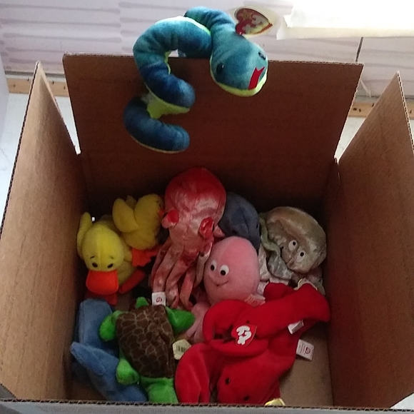 Ty Mystery 12 Each Rare VINTAGE: Pinchers-Inky- Quackers-Speedy-Wiggly-AND MORE! - Picture 14 of 14